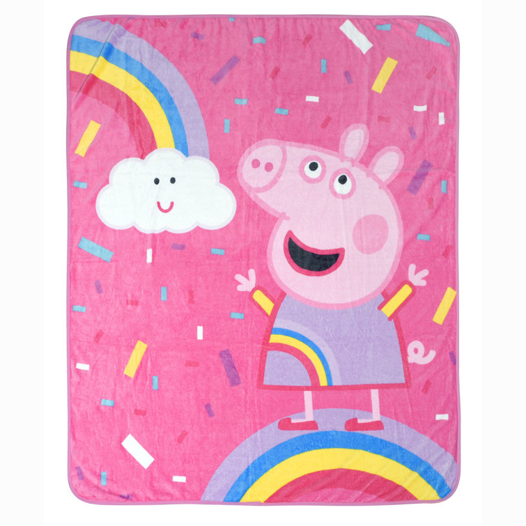 Peppa Pig Fleece Throw Blanket, 60 X 80 Inches Wayfair.ca